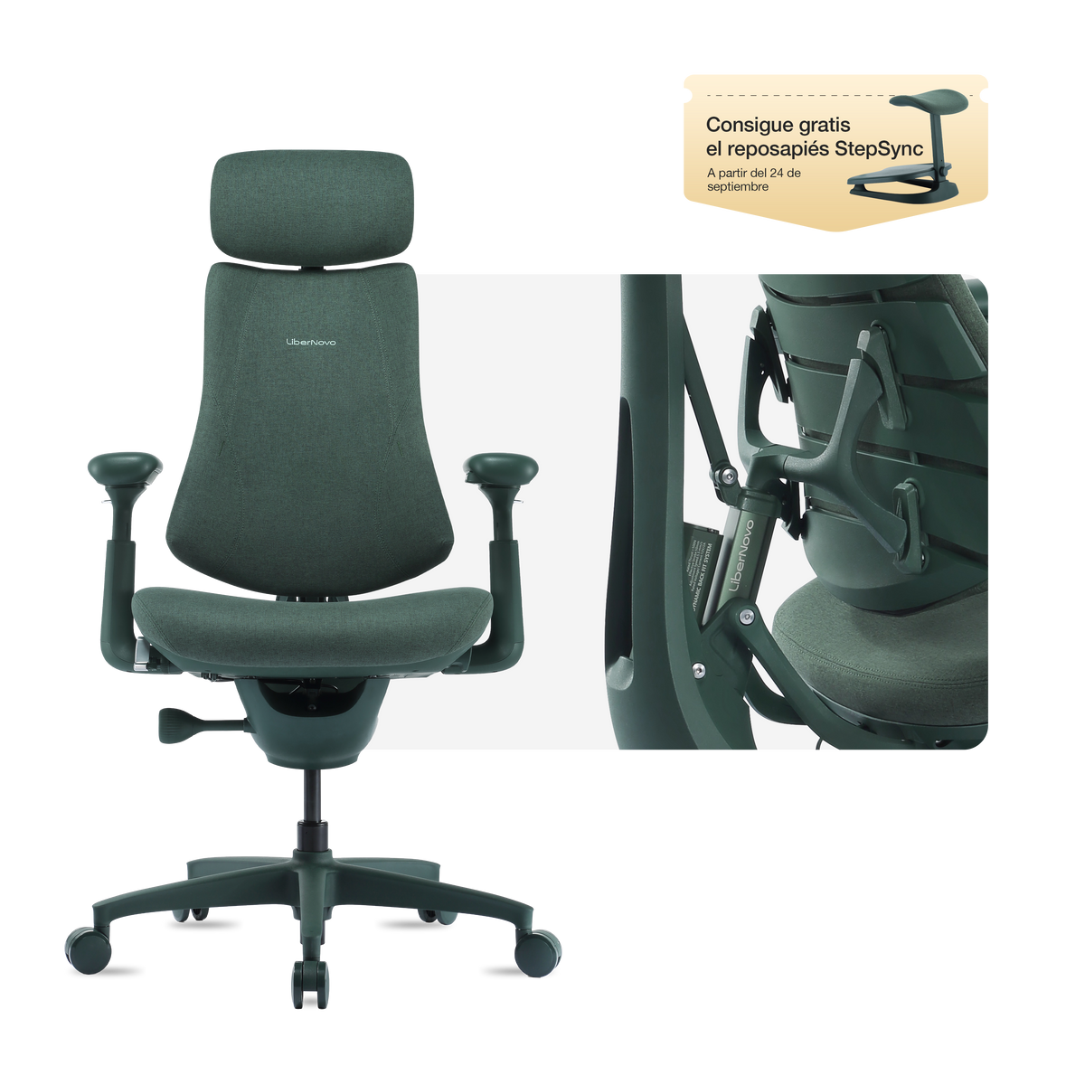 Silla ergonómica dinámica LiberNovo Omni y Omni Gen
