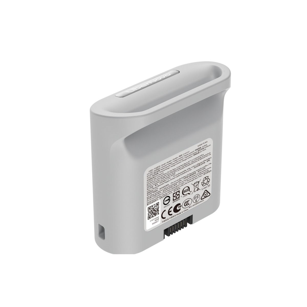 Batería recargable LiberNovo para soporte lumbar, estiramiento espinal y ventilación
