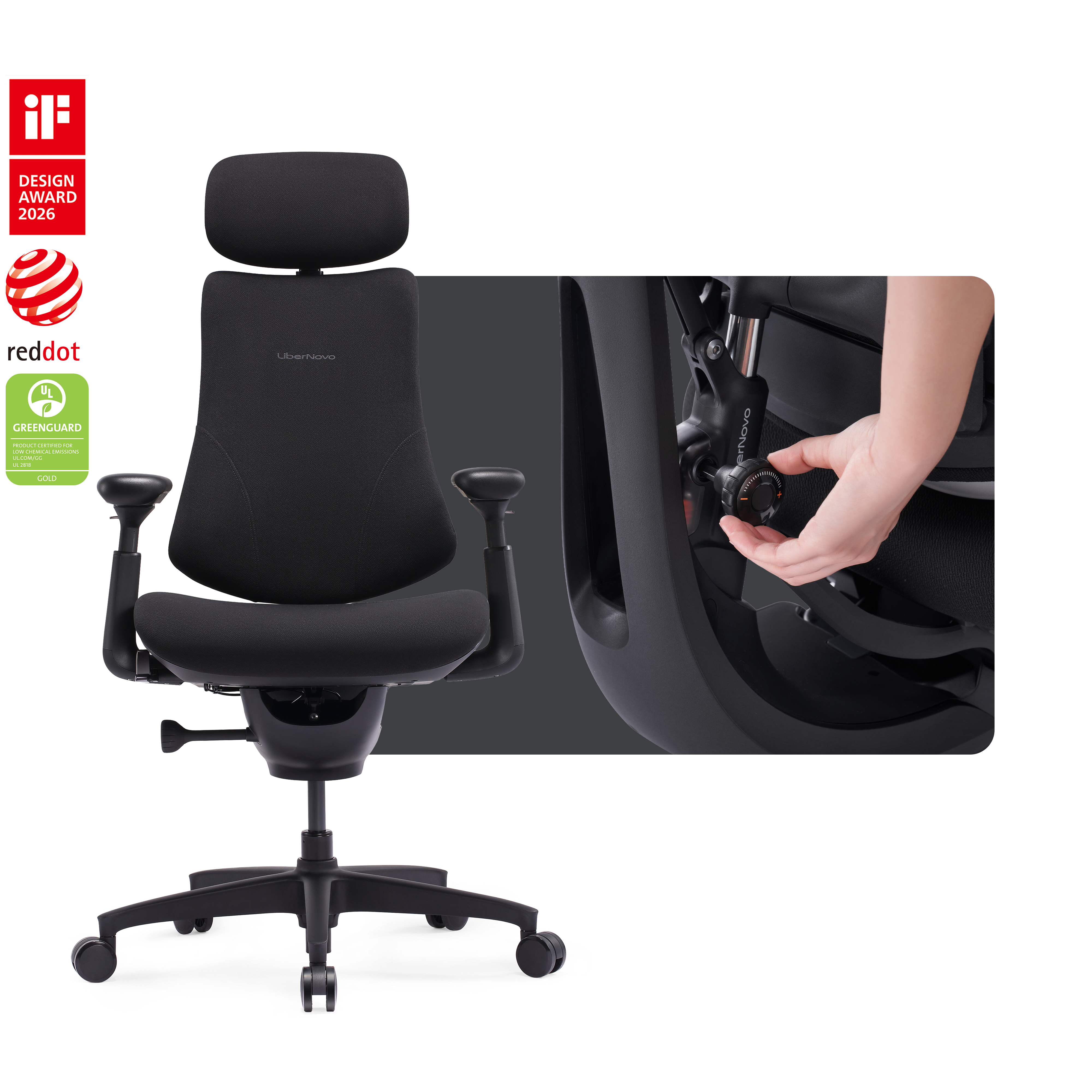 Silla ergonómica dinámica LiberNovo Omni SE