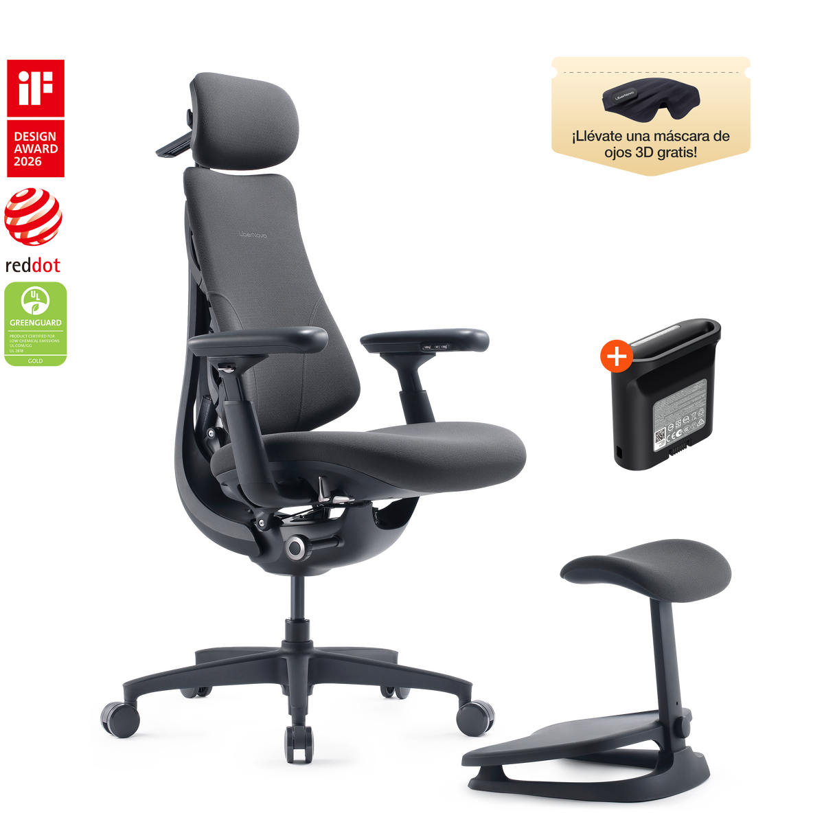 Silla ergonómica dinámica LiberNovo Omni y Omni Gen
