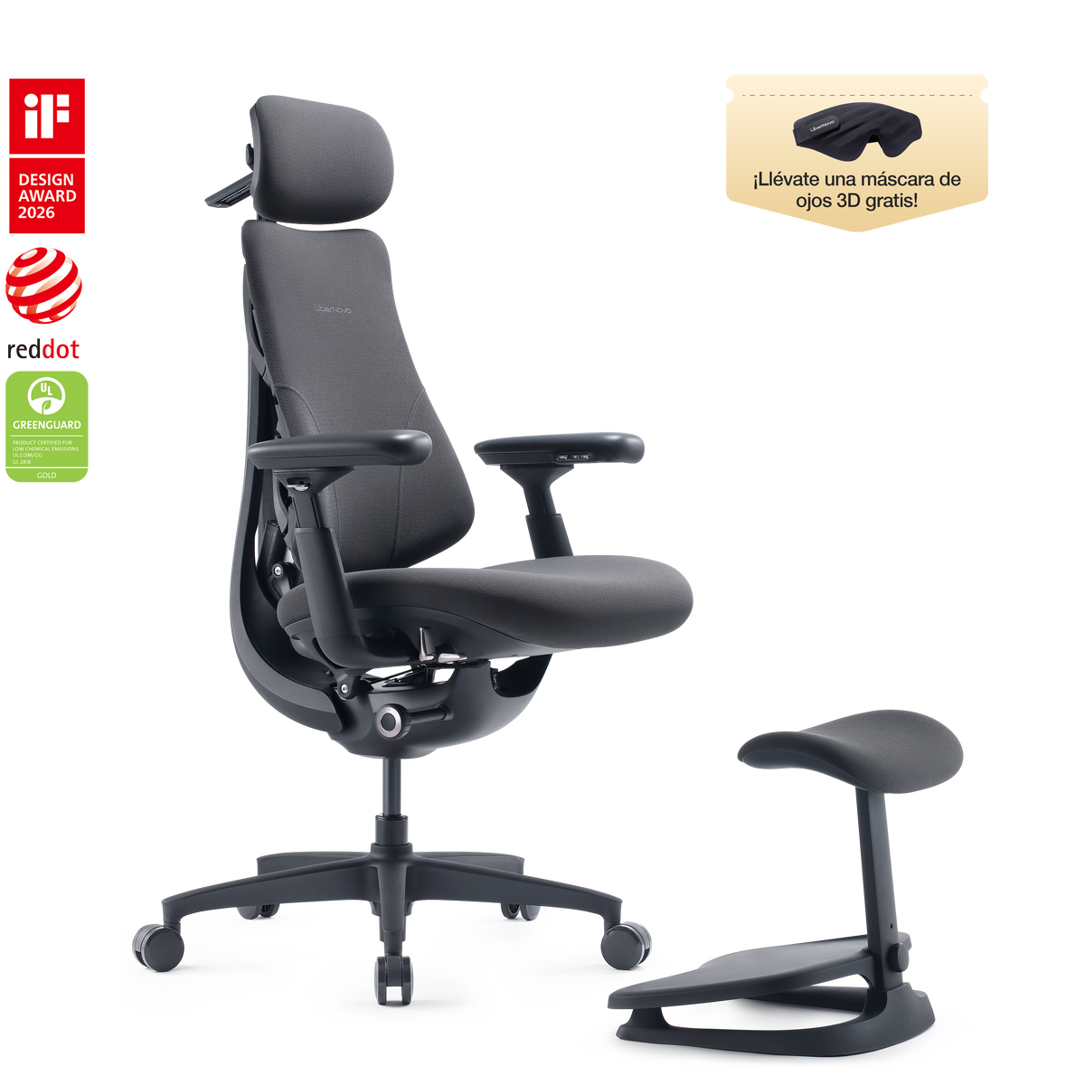 Silla ergonómica dinámica LiberNovo Omni y Omni Gen

