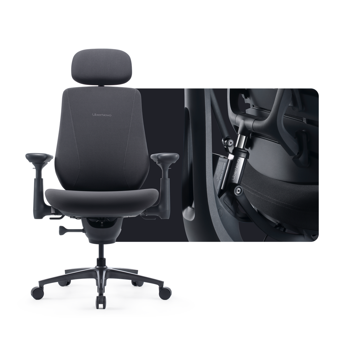 Silla ergonómica dinámica LiberNovo Maxis

