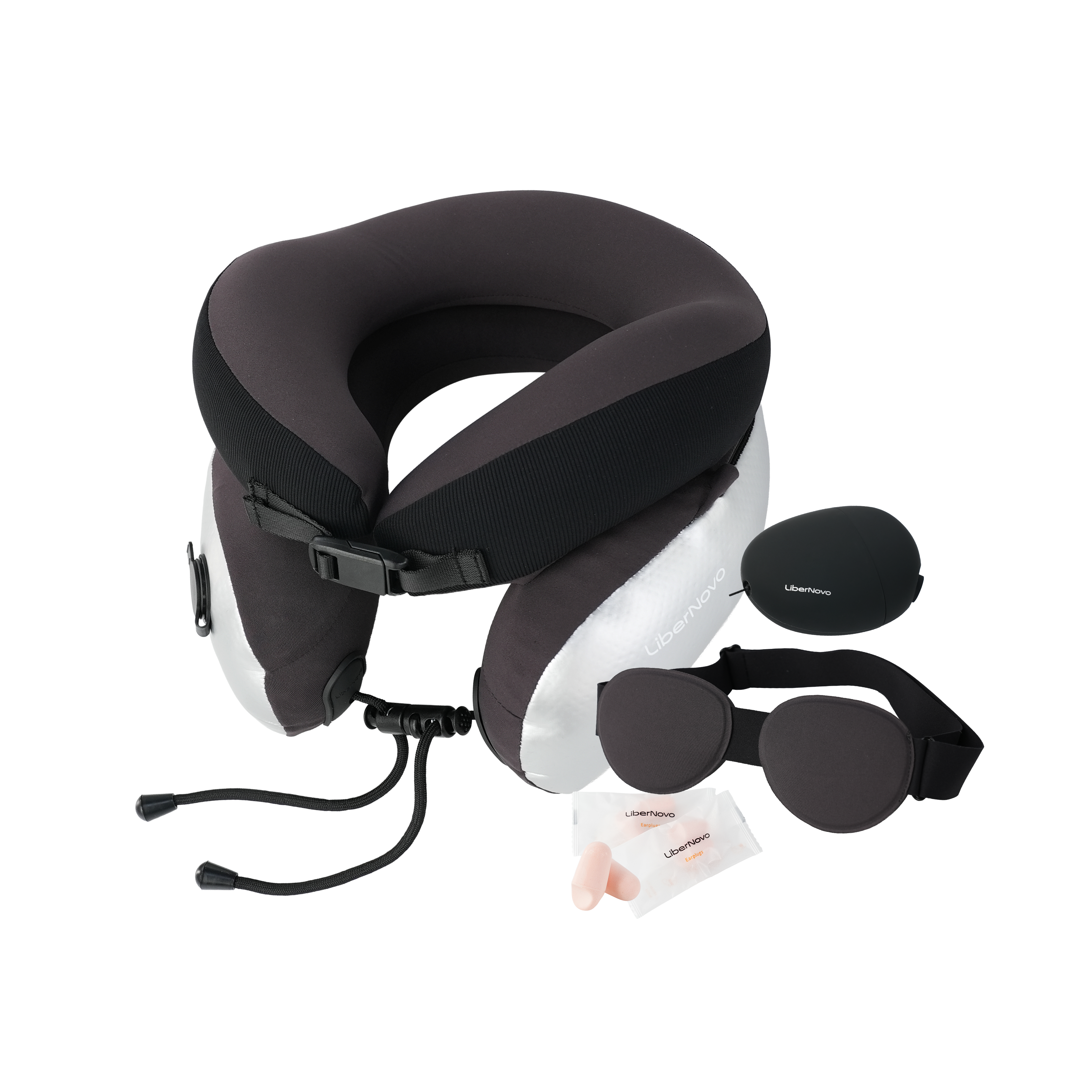 LiberNovo Ergo To-Go Kit, Kit Ergonómico de Viaje 3 en 1 para Avión