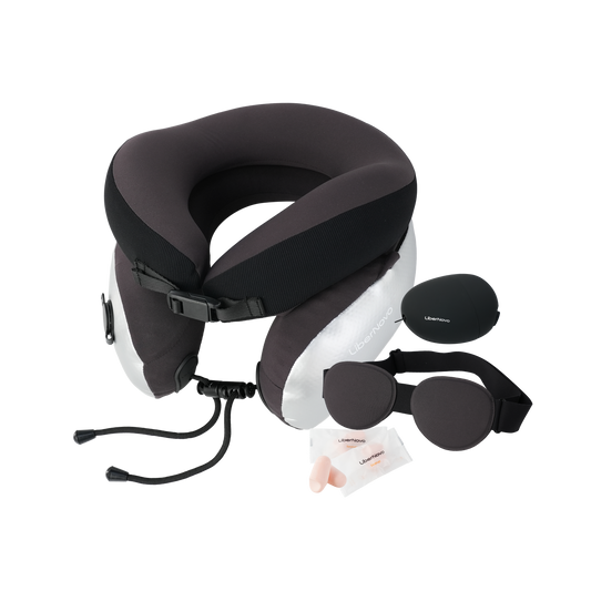 LiberNovo Ergo To-Go Kit, Kit Ergonómico de Viaje 3 en 1 para Avión